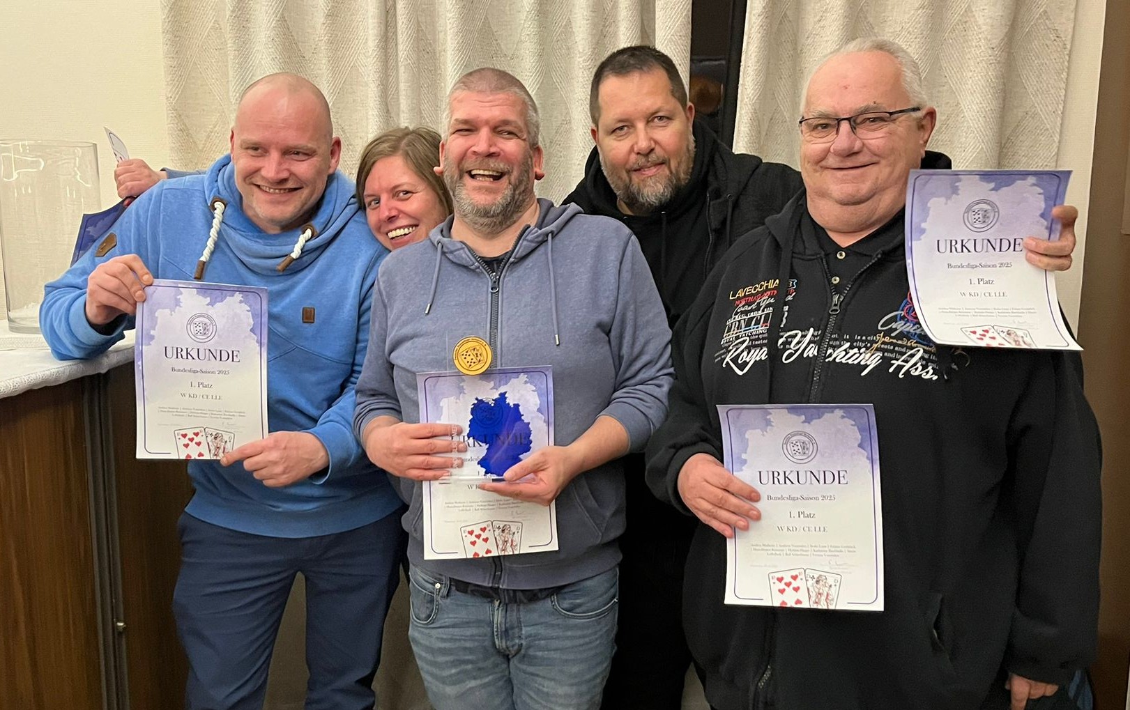 Mario Löffelholz | Katharina Buchhalla | Andreas Vonrüden | Bodo Laun | Ralf Schierbaum (v.l.)