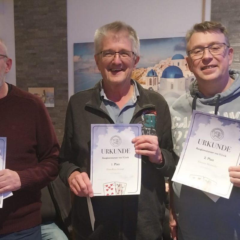 Rudolf Leismann (3) - Hans-Peter Gompf (1) - Thomas Heinecke (2)