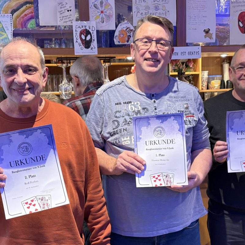 Rolf Ferfers (2) - Thomas Heinecke (1) - Tim Marx (3)